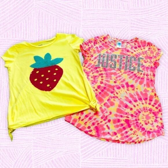 ‎Girls’ Justice & Carter’s Short-sleeve Tops - Picture 1 of 16